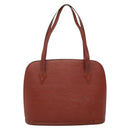 LOUIS VUITTON Epi Lussac Shoulder Bag Brown M52283 LV Auth ti3338-13