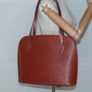 LOUIS VUITTON Epi Lussac Shoulder Bag Brown M52283 LV Auth ti3338-22
