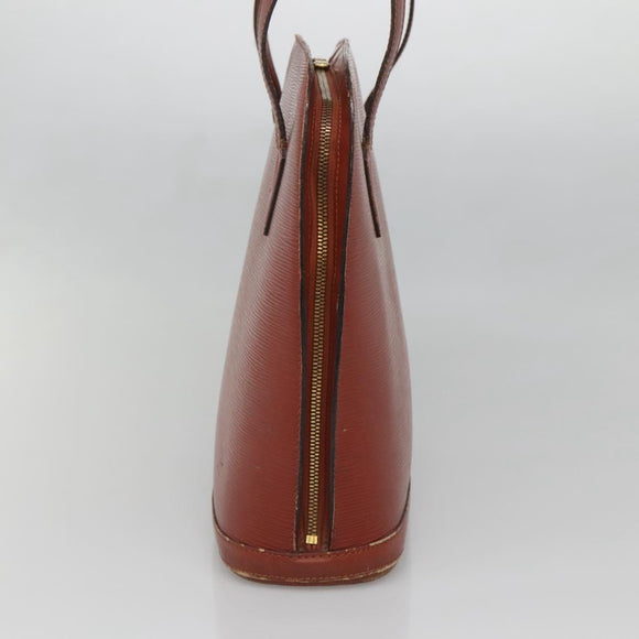 LOUIS VUITTON Epi Lussac Shoulder Bag Brown M52283 LV Auth ti3338