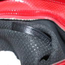 FENDI Tote Bag Enamel Red Silver Auth ti3342-12