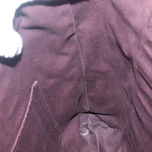 HERMES Fourre Tout Cabass Hand Bag Canvas Red Auth ti3345