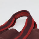 HERMES Fourre Tout Cabass Hand Bag Canvas Red Auth ti3345-8