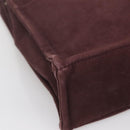 HERMES Fourre Tout MM Hand Bag Canvas Red Auth ti3346-14