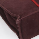 HERMES Fourre Tout MM Hand Bag Canvas Red Auth ti3346-16