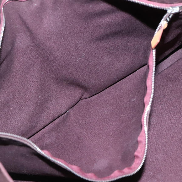 HERMES Fourre Tout MM Hand Bag Canvas Red Auth ti3346