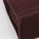 HERMES Fourre Tout MM Hand Bag Canvas Red Auth ti3347-16