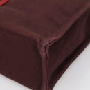HERMES Fourre Tout MM Hand Bag Canvas Red Auth ti3347-17