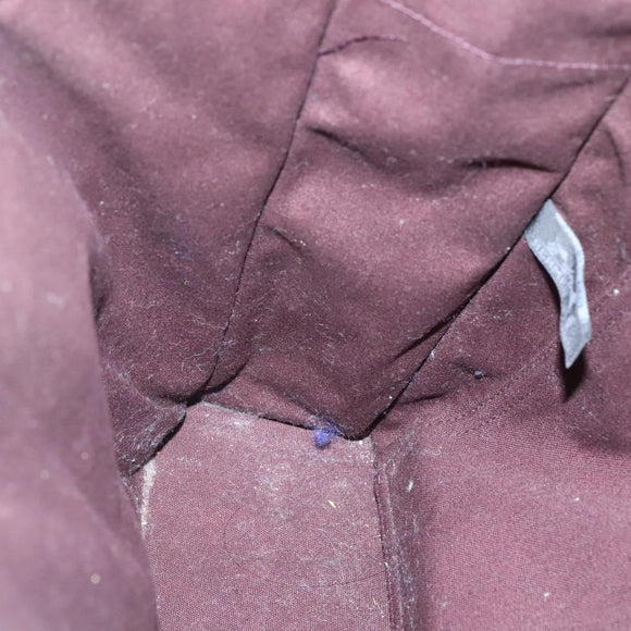 HERMES Fourre Tout MM Hand Bag Canvas Red Auth ti3347