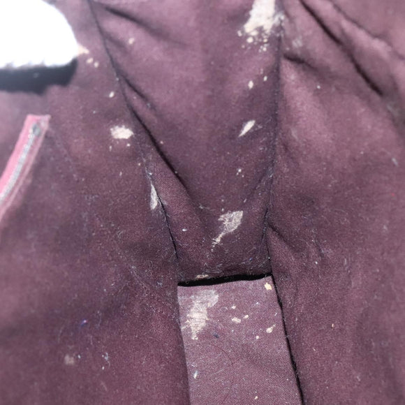 HERMES Fourre Tout MM Hand Bag Canvas Red Auth ti3347