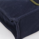 HERMES Fourre Tout MM Hand Bag Canvas Navy Auth ti3348-11