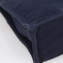 HERMES Fourre Tout MM Hand Bag Canvas Navy Auth ti3348-13