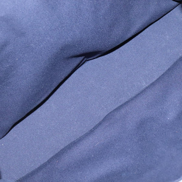 HERMES Fourre Tout MM Hand Bag Canvas Navy Auth ti3348