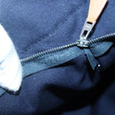 HERMES Fourre Tout MM Hand Bag Canvas Navy Auth ti3348-18