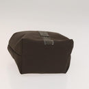 FENDI Pecan Hand Bag Nylon Canvas 2Set Black Brown Auth ti3350-15