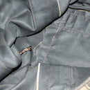 FENDI Pecan Hand Bag Nylon Canvas 2Set Black Brown Auth ti3350-9