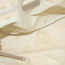 CHANEL New Travel Line Einkaufstasche Nylon Beige Gold CC Auth ti3356-10
