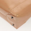 Christian Dior Maris Pearl Hand Bag Enamel Pink Auth ti3359-9