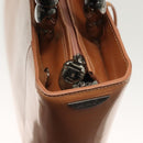 Christian Dior Maris Pearl Hand Bag Enamel Pink Auth ti3359-19