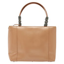 Christian Dior Maris Pearl Hand Bag Enamel Pink Auth ti3359-13