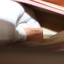 Christian Dior Maris Pearl Hand Bag Enamel Pink Auth ti3359-12