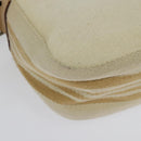 BURBERRY Blue Label Shoulder Bag Canvas Beige Gold Auth ti3360-15