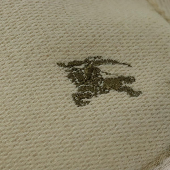 BURBERRY Blue Label Shoulder Bag Canvas Beige Gold Auth ti3360