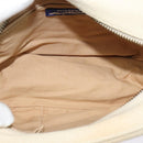 BURBERRY Blue Label Shoulder Bag Canvas Beige Gold Auth ti3360-12