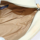 BURBERRY Blue Label Shoulder Bag Canvas Beige Gold Auth ti3360-17