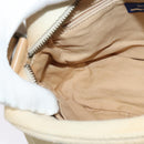 BURBERRY Blue Label Shoulder Bag Canvas Beige Gold Auth ti3360-18