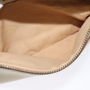 BURBERRY Blue Label Shoulder Bag Canvas Beige Gold Auth ti3360-20