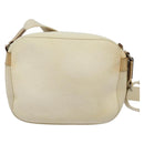 BURBERRY Blue Label Shoulder Bag Canvas Beige Gold Auth ti3360-2