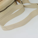 BURBERRY Blue Label Shoulder Bag Canvas Beige Gold Auth ti3360-7