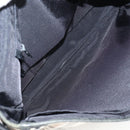 BURBERRY Nova Check Black label Shoulder Bag Nylon Beige Silver Auth ti3363-23