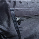 BURBERRY Nova Check Black label Shoulder Bag Nylon Beige Silver Auth ti3363-26