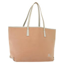 BURBERRY Blue Label Tote Bag Canvas Pink Silver Auth ti3364-1