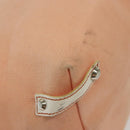 BURBERRY Blue Label Tote Bag Canvas Pink Silver Auth ti3364-9