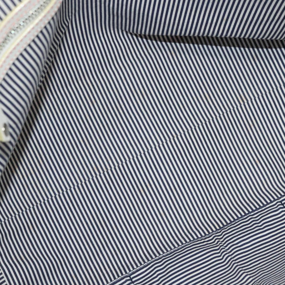 BURBERRY Blue Label Tote Bag Canvas Pink Silver Auth ti3364