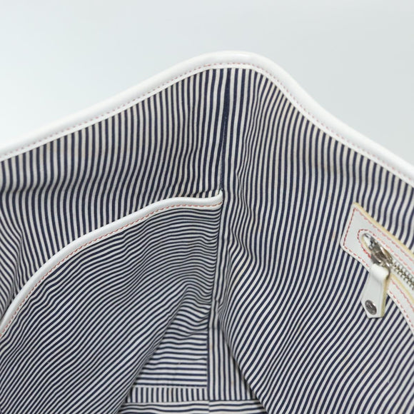 BURBERRY Blue Label Tote Bag Canvas Pink Silver Auth ti3364