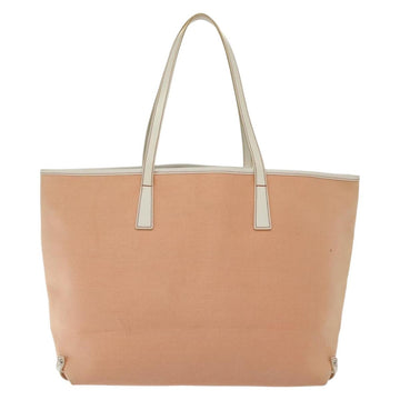 BURBERRY Blue Label Tote Bag Canvas Pink Silver Auth ti3364 - 0