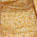 BURBERRY Tote Bag Canvas Leather White Yellow gold Auth ti3365-12