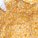 BURBERRY Tote Bag Canvas Leather White Yellow gold Auth ti3365-19