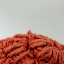 BURBERRY Blue Label Shoulder Bag Raffia Leather Beige Orange gold Auth ti3366-10