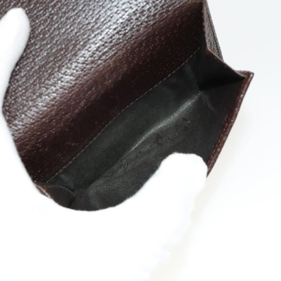 GUCCI GG Canvas GG Supreme Wallet Leather PVC 4Set Beige Pink Auth ti3368