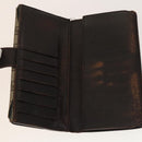 GUCCI GG Canvas GG Supreme Wallet Leather PVC 4Set Beige Pink Auth ti3368-18