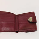 GUCCI GG Canvas GG Supreme Wallet Leather PVC 4Set Beige Pink Auth ti3368-24