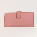 GUCCI GG Canvas GG Supreme Wallet Leather PVC 4Set Beige Pink Auth ti3368-3