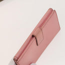 GUCCI GG Canvas GG Supreme Wallet Leather PVC 4Set Beige Pink Auth ti3368-4