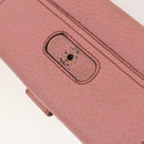 GUCCI GG Canvas GG Supreme Wallet Leather PVC 4Set Beige Pink Auth ti3368-6