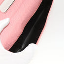 GUCCI GG Canvas GG Supreme Wallet Leather PVC 4Set Beige Pink Auth ti3368-7