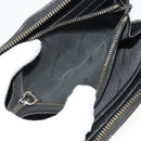 MCM Nova Check Blue Label Key Case Pouch Wallet Canvas Leather 4Set Auth ti3369-24